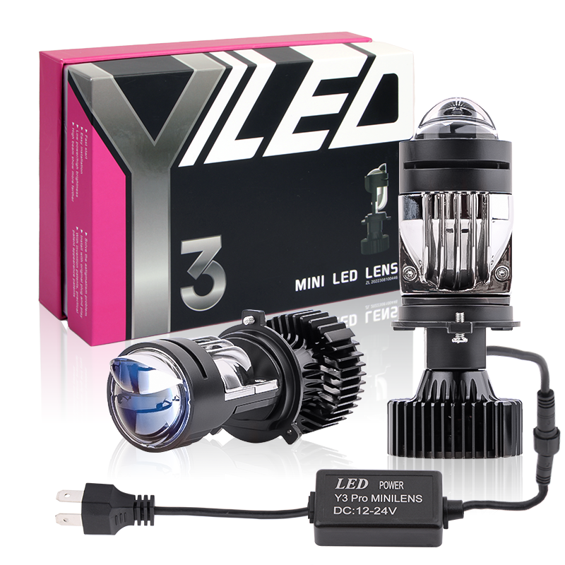  Y3Pro汽車H4透鏡LED激光大燈